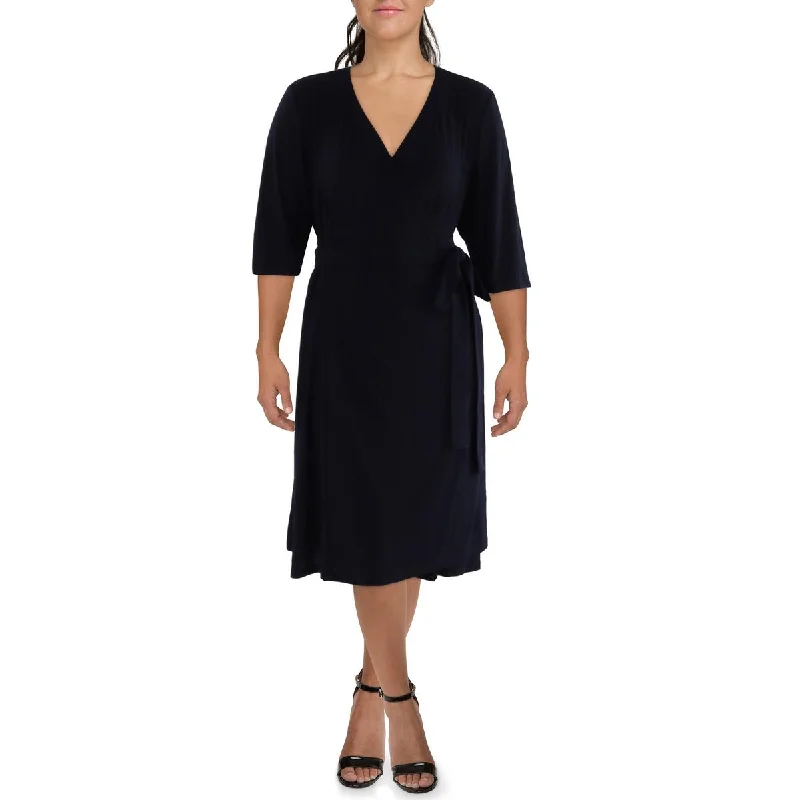 Cut-Out DressBHFO Womens Plus Wrap Evening Wear Wrap Dress