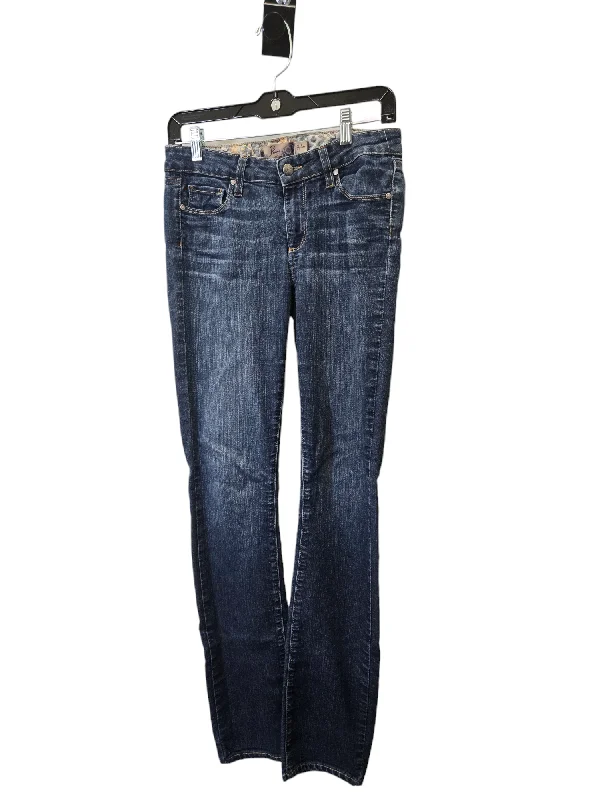 women's straight-leg denim jeansBlue Jeans Straight Paige, Size 4