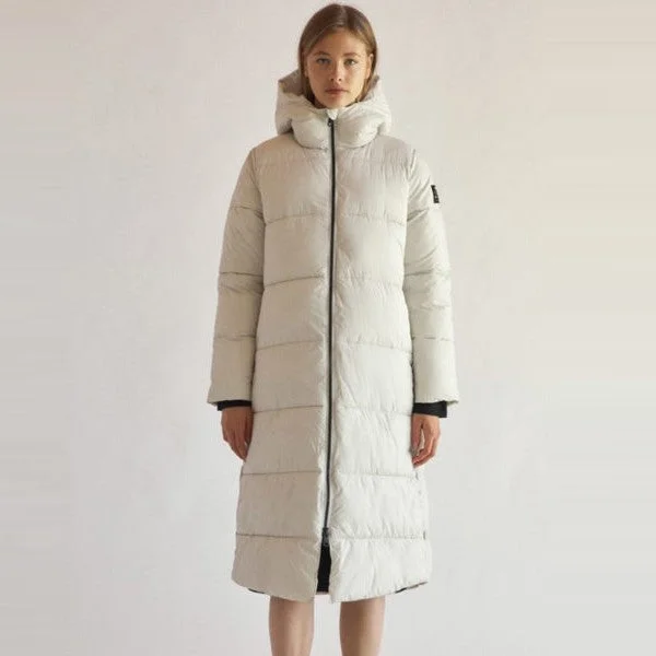 women's coats with fur collarsLenox Long Jacket (Ash)