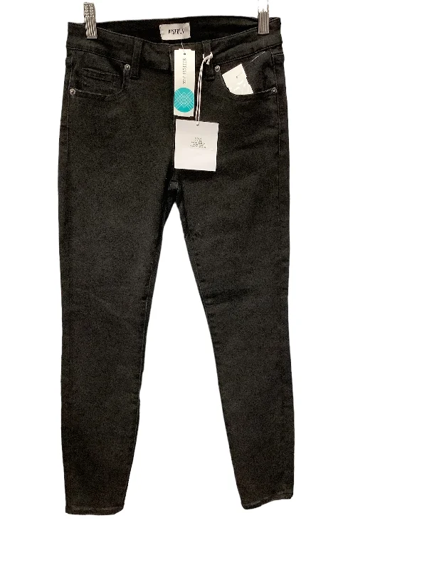 women's faded denim jeansBlack Denim Jeans Skinny Pistola, Size 26