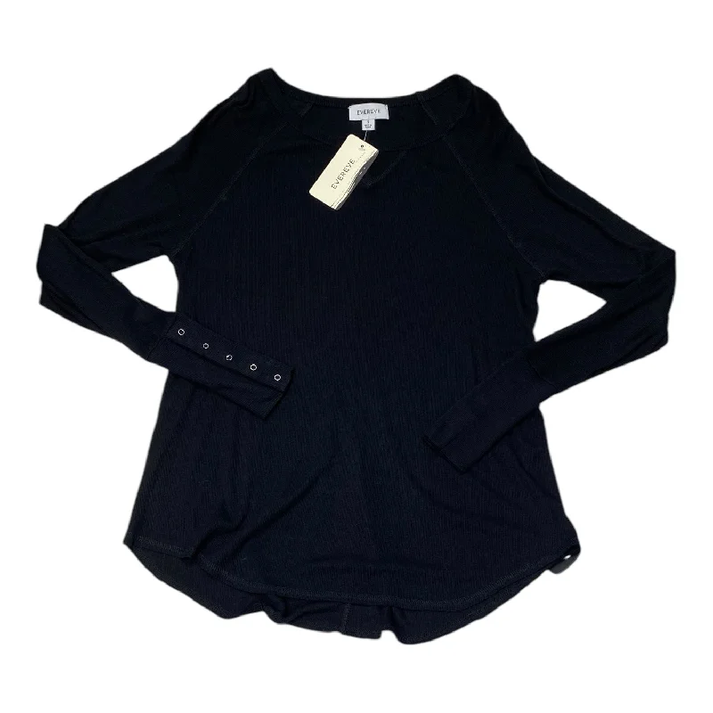 women's tops for those who love to dress up their casual looks with stylish topsTop Long Sleeve By Evereve In Black, Size: S