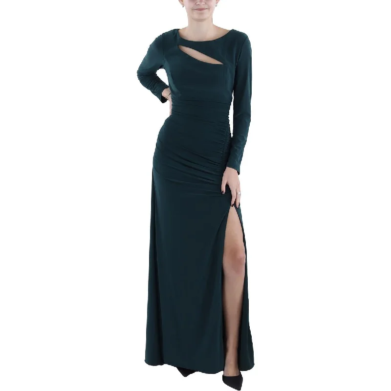 women's bodycon dressesXscape Womens Cut-Out Ruched Evening Dress