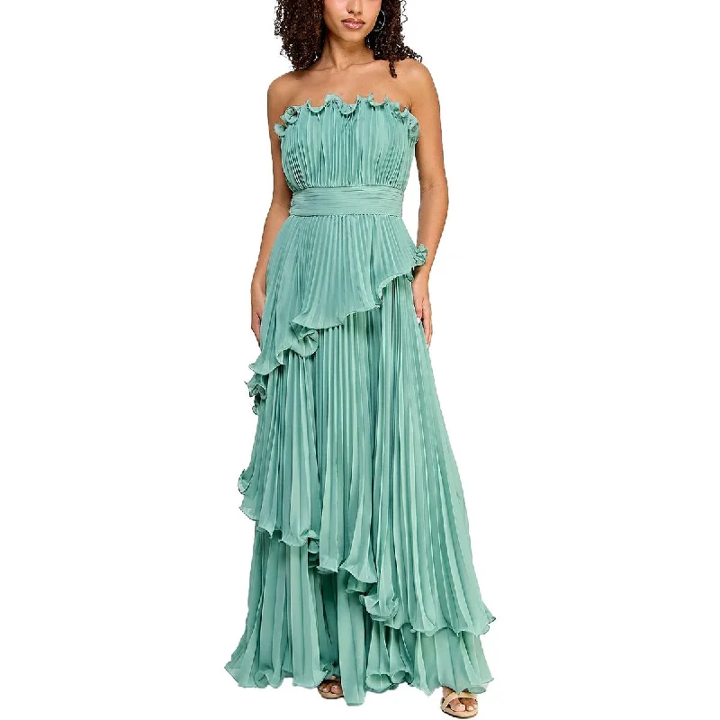 women's custom dressesSpeechless Womens Juniors Pleated Strapless Evening Dress