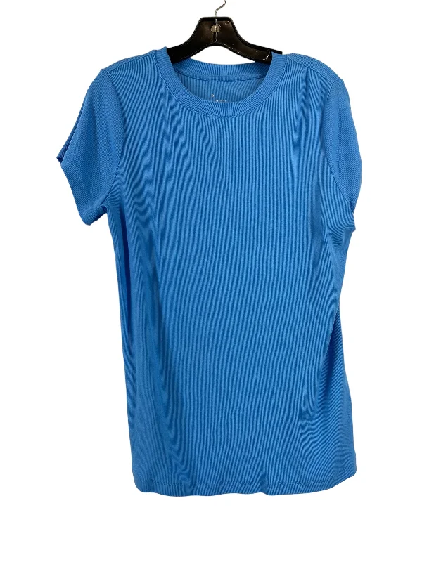 elegant women's topsTop Short Sleeve By A New Day In Blue, Size: Xxl