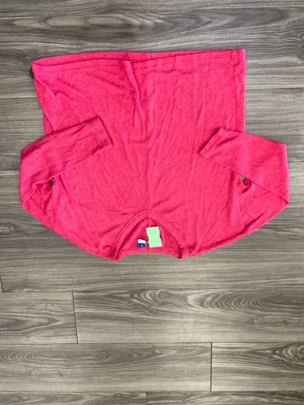 women's tops for casual FridaysTop Long Sleeve By Old Navy In Pink, Size: Xs