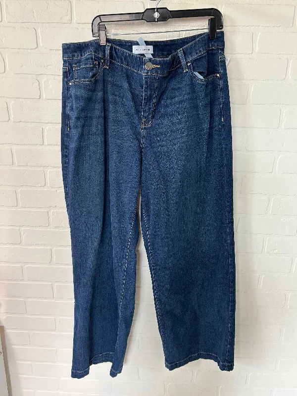 women's denim jeans for a night at the clubBlue Denim Jeans Straight Lane Bryant, Size 18