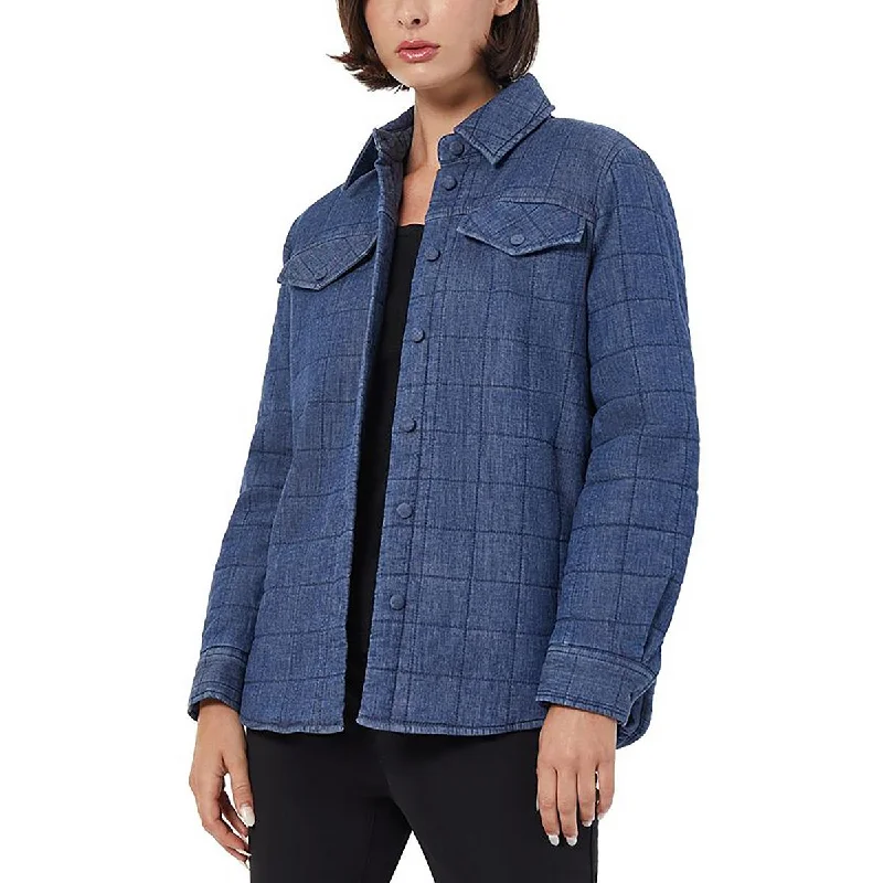 women's coats for layeringWomens Quilted Collared Puffer Jacket