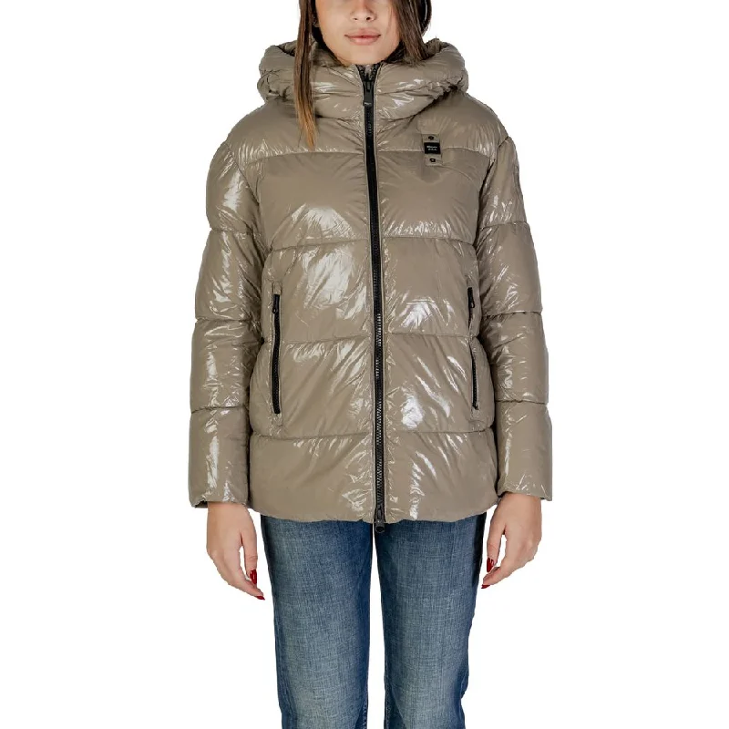 women's coats with satin liningsBlauer  Polyamide Jackets & Women's Coat