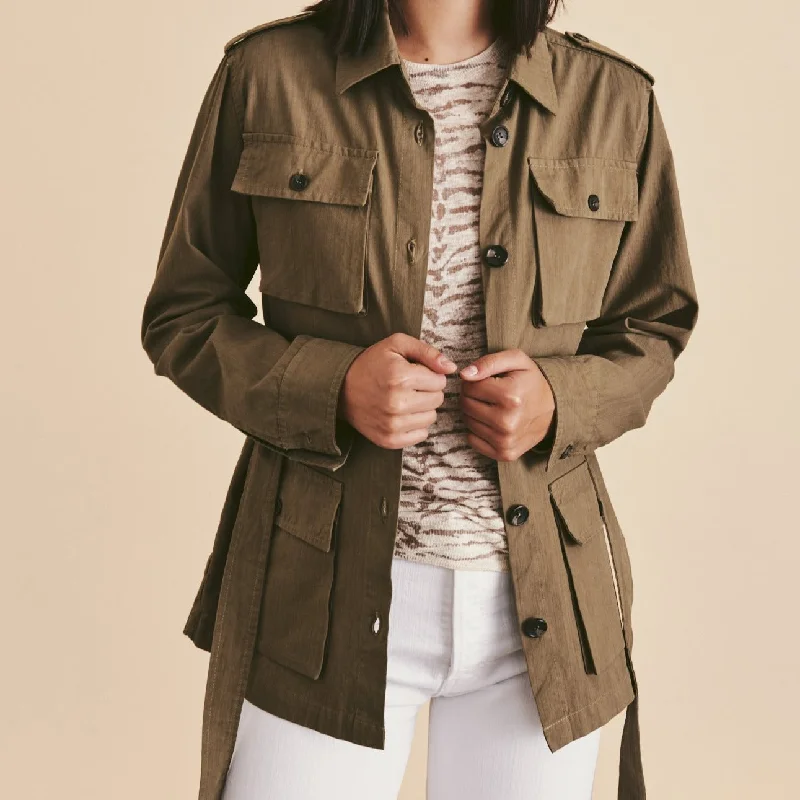 luxury women's coatsAdya Jacket (Olive)