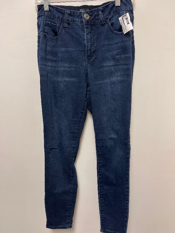 women's denim jeans for a night outBlue Denim Jeans Skinny Bold Elements, Size 8