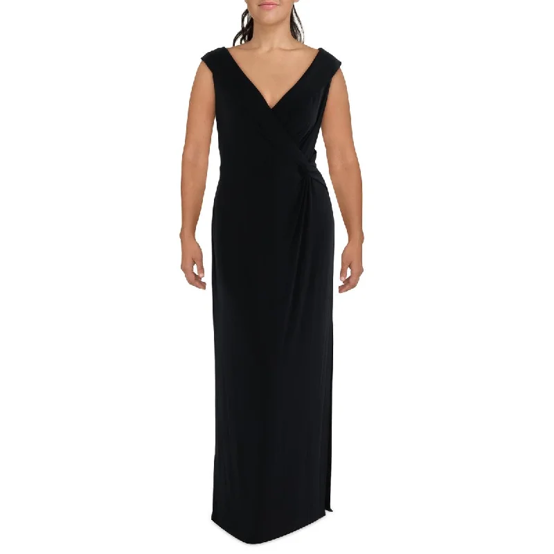 Body-Hugging DressLauren Ralph Lauren Womens Gathered Long Evening Dress