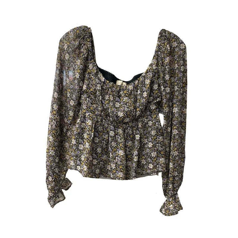 women's tops with unique designsTop Long Sleeve By Altard State In Floral Print, Size: M