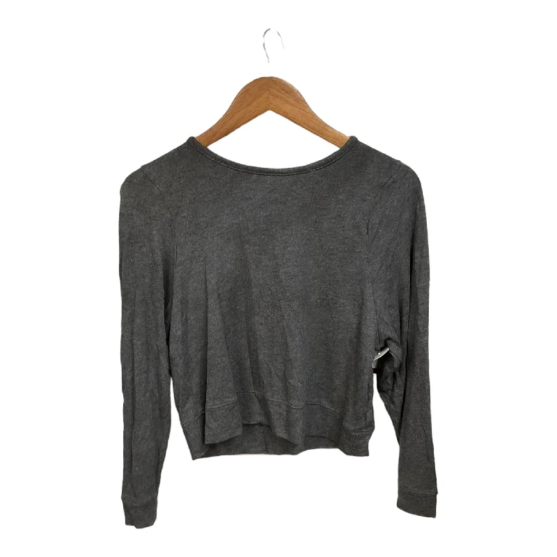 women's tops for those who want to stay warm and stylish during colder weatherTop Short Sleeve By Madewell In Grey, Size: S