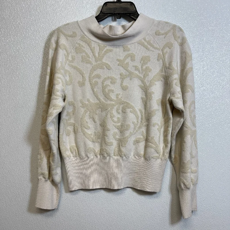 women's tops for everyday eleganceTop Long Sleeve By Anthropologie In Ivory, Size: Xs