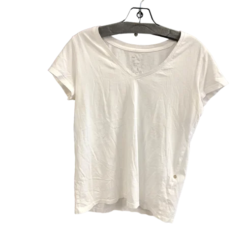 women's tops for those who want to create outfits that are both trendy and timelessTop Short Sleeve By Gap In White, Size: S