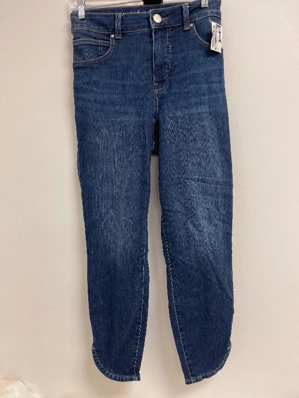 women's denim jeans for business casualBlue Denim Jeans Skinny Maurices, Size 14