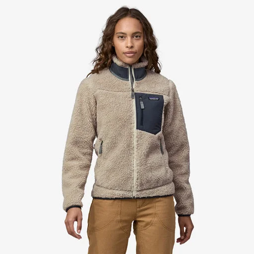 eco-friendly women's coatsClassic Retro-X Fleece Jacket (Dark Natural + Smolder Blue)