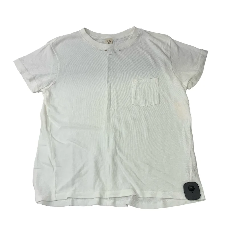 cropped women's topsTop Short Sleeve By We The Free In White, Size: S