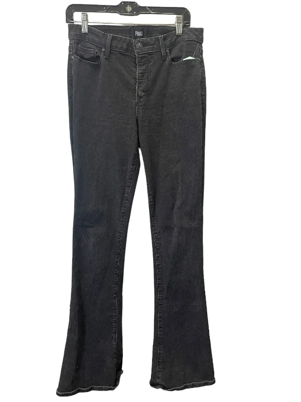 women's mom jeans denimBlack Jeans Boot Cut Paige, Size 10