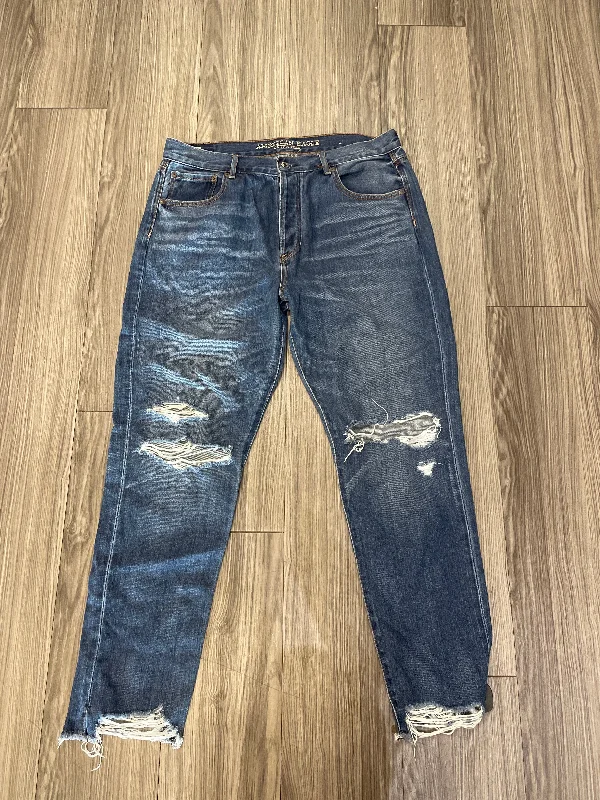 women's denim jeans for a night outBlue Jeans Straight American Eagle, Size 12