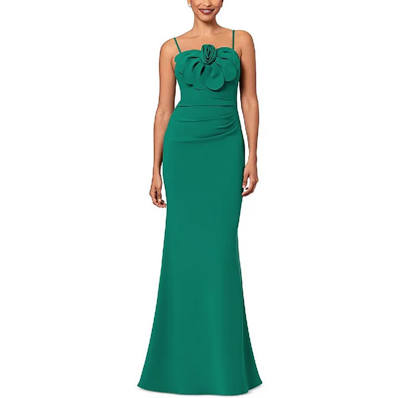 women's affordable dressesBetsy & Adam Womens Rosette Strapless Evening Dress