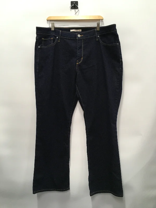 women's flare denim jeansDenim Jeans Skinny Levis, Size 22