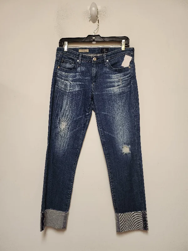 women's high-waisted denim jeansBlue Denim Jeans Skinny Adriano Goldschmied, Size 6