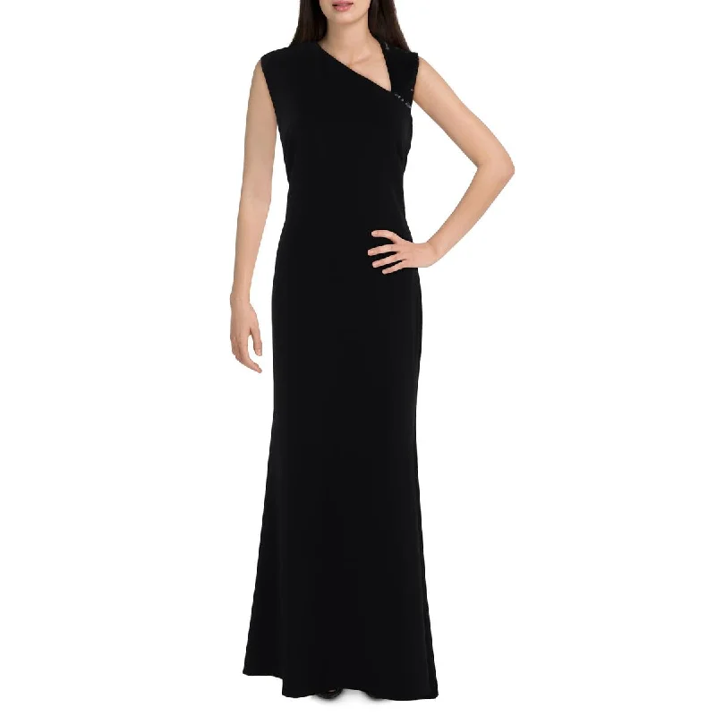 Zipper DressDKNY Womens Sequined Formal Evening Dress