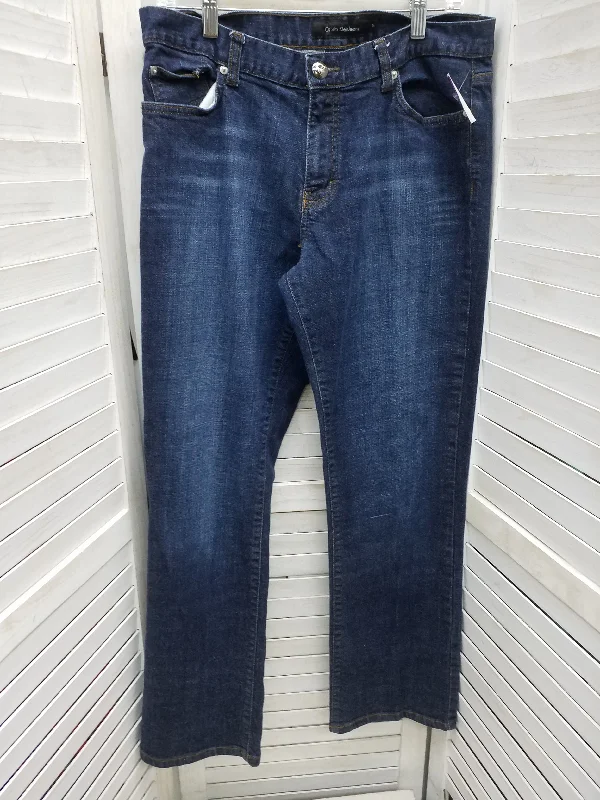 women's ankle-length denim jeansBlue Denim Jeans Boot Cut Calvin Klein, Size 14