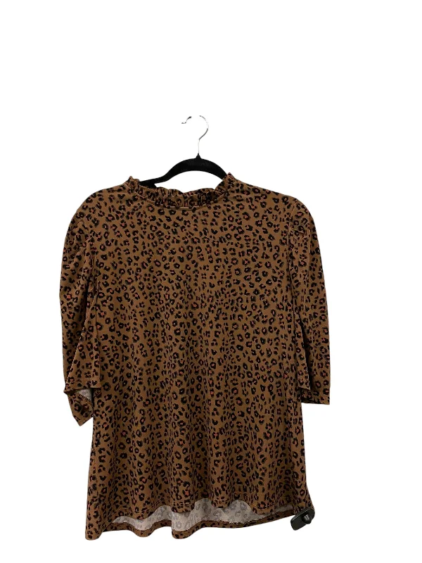 women's tops for maximalist fashion loversTop Long Sleeve By Cece In Animal Print, Size: Xl