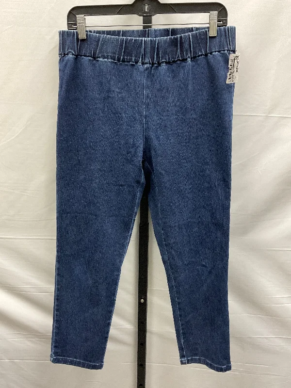 women's slim-fit denim jeansBlue Jeans Jeggings Soft Surroundings, Size 8