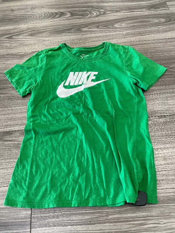 women's tops for those who want to stay updated with the latest fashion trendsTop Short Sleeve By Nike In Green, Size: S