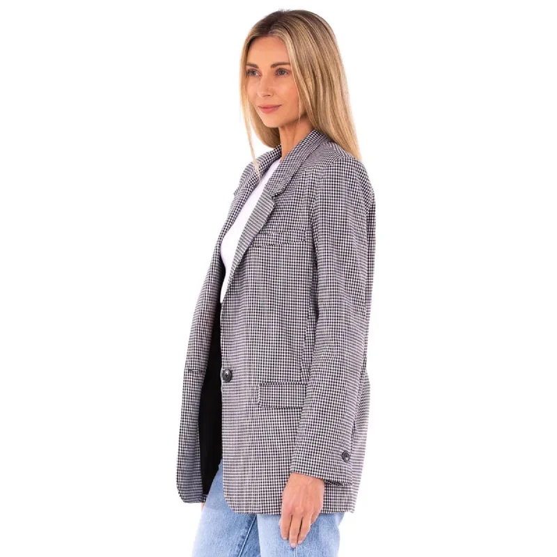 women's coats for day-to-night transitionsThe Persona Blazer (Black)