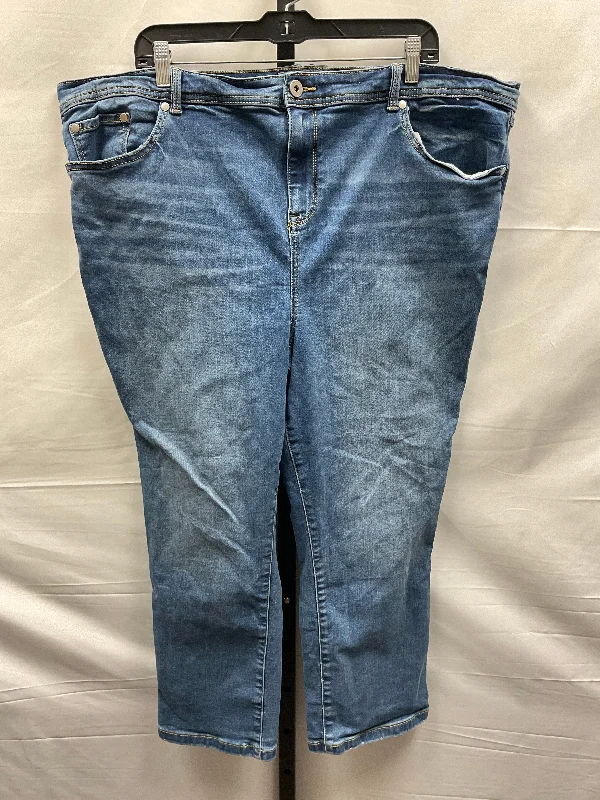 women's denim jeans with stretch fabricBlue Denim Jeans Skinny Torrid, Size 24