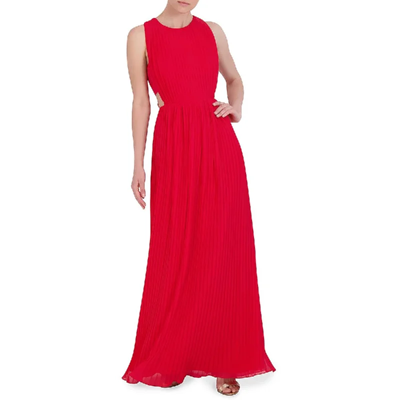 women's high-low dressesBCBGMAXAZRIA Womens Full Length Pleated Evening Dress