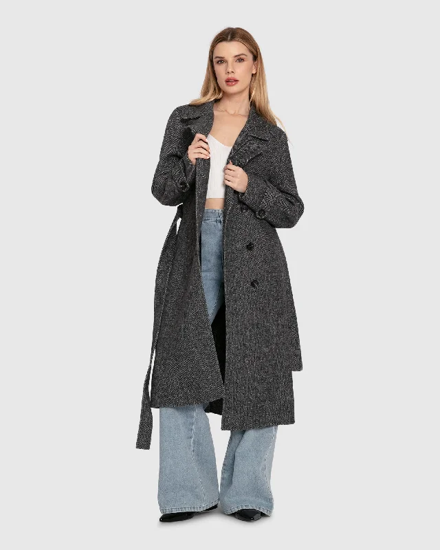 women's coats that offer both functionality and fashion-forward flairFront Runner Belted Coat