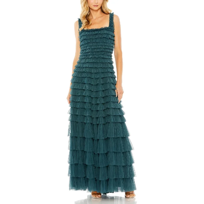 women's vintage dressesMac Duggal Womens Tiered Formal Evening Dress