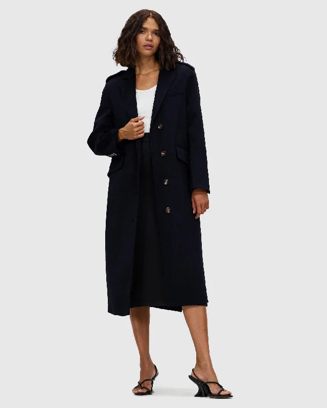 trendy women's coatsTainted Love Longline Coat