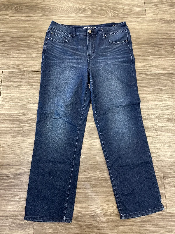 women's denim jeans for a relaxed lookBlue Jeans Straight Maurices, Size 14