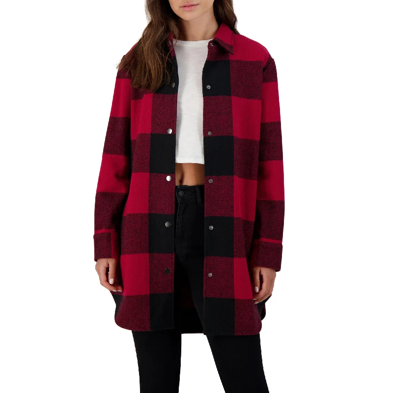 women's coats made in ethical factoriesEldridge Plaid (Red)