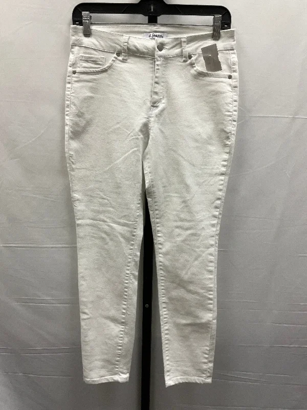 women's denim jeans for hourglass figuresWhite Jeans Skinny D Jeans, Size 6