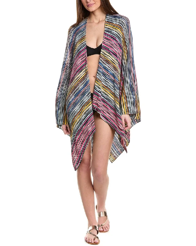 women's coats for black-tie affairsMissoni Wool-Blend Cape