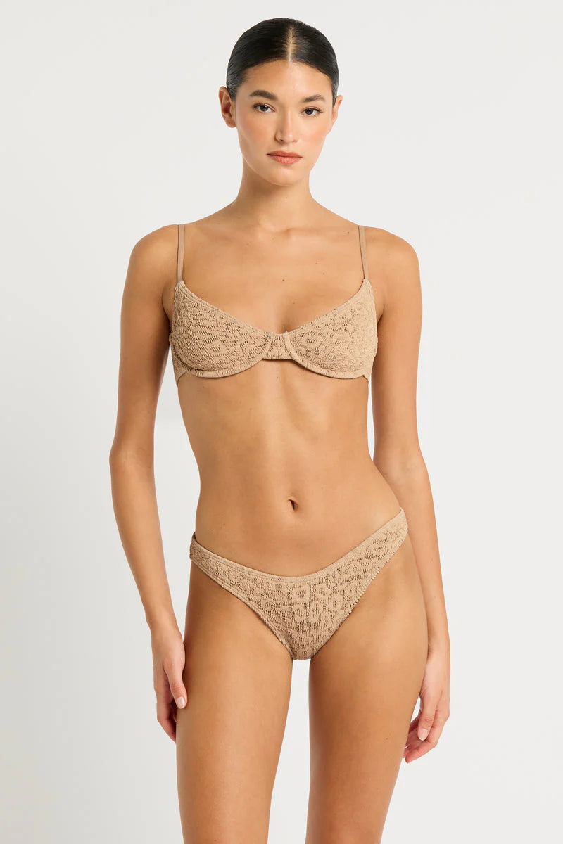 Petite Female SwimwearGracie Balconette Oat Leopard