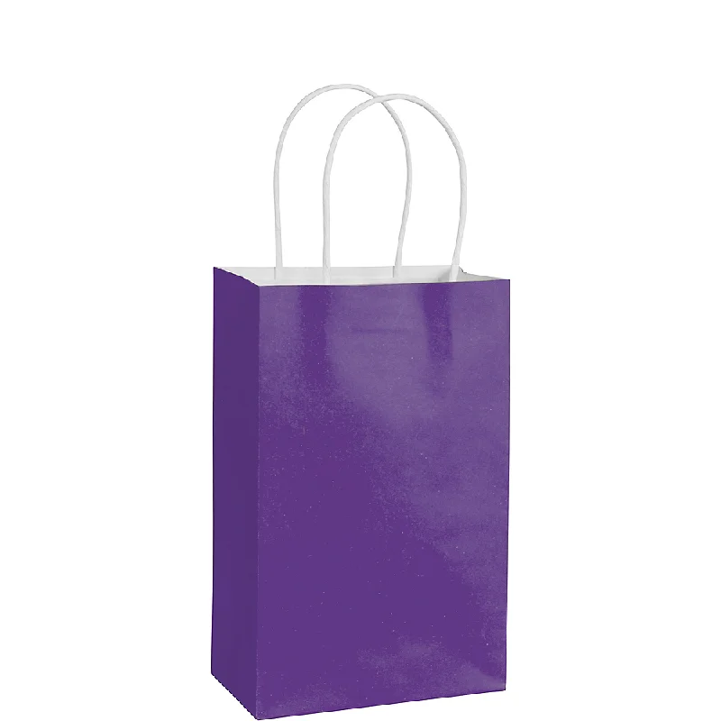 women's trendy dressesNew Purple Mini Paper Gift Bag, 5'' | 1 ct