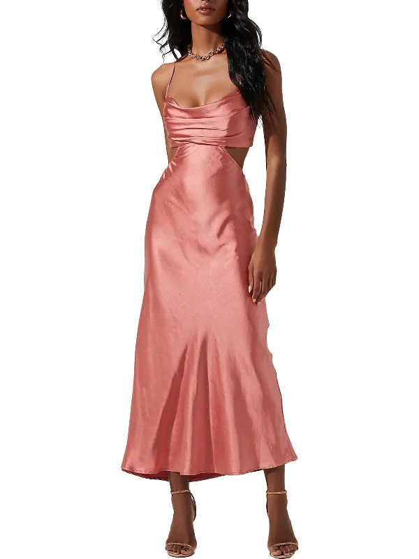 women's prom dressesColette Womens Satin Maxi Cocktail and Party Dress