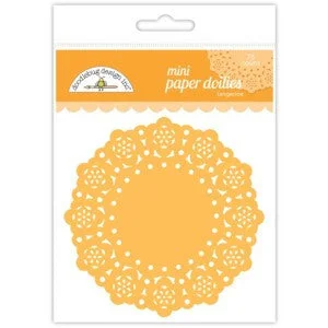 Animal Print DressTangerine Mini Doilies 3'' | 75 ct