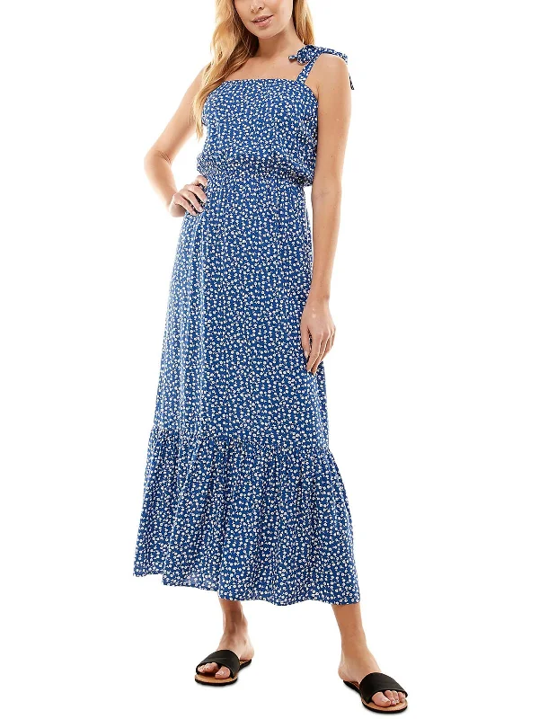 women's handmade dressesJuniors Womens Floral Print Long Maxi Dress