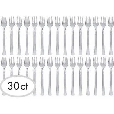 women's A-line dressesMini Silver Forks | 30 ct