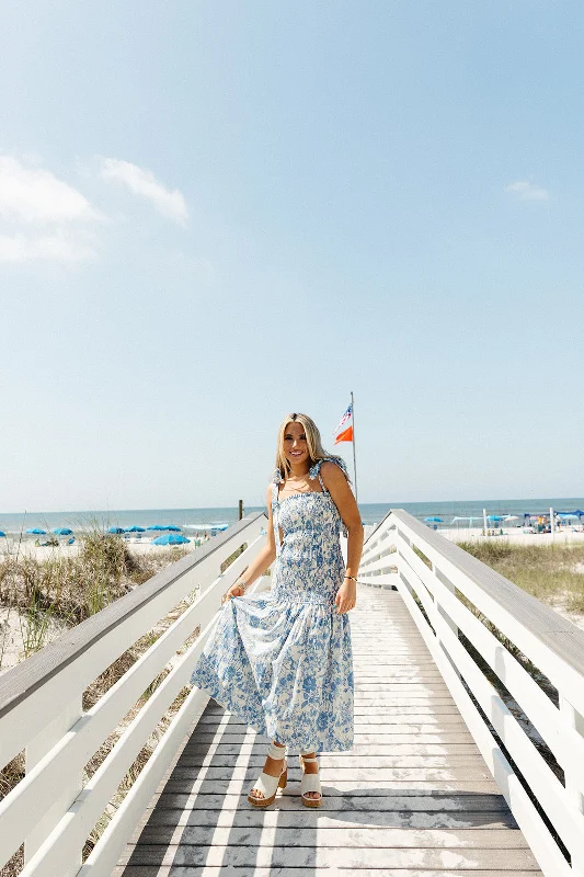 Velvet DressWren Midi Dress - Blue