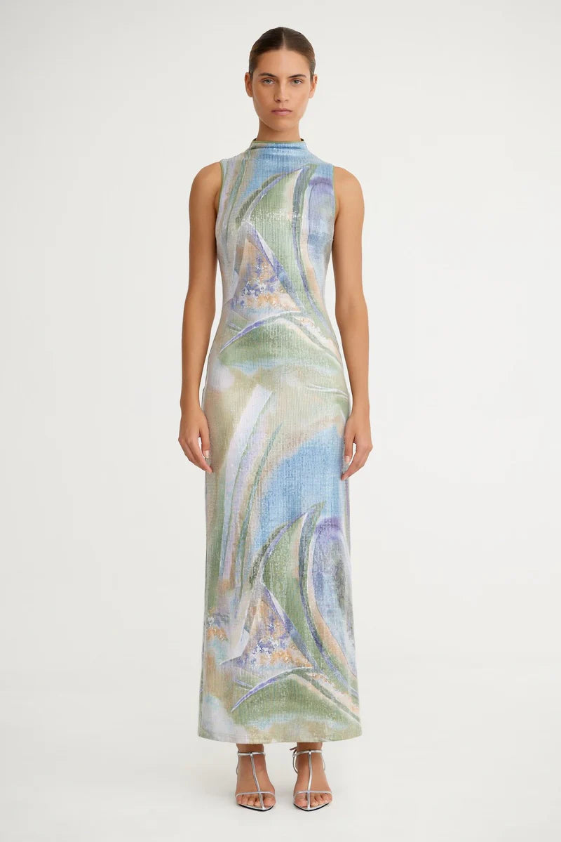 women's maternity dressesSignificant Other Lucinda Maxi Dress - Lavender Marble